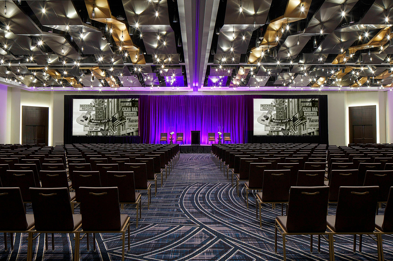 Grand Ballroom - Theater Setup at the Renaissance Nashville Hotel